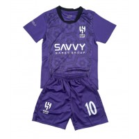 Camisa de time de futebol Al-Hilal Neymar Jr #10 Replicas 3º Equipamento Infantil 2024-25 Manga Curta (+ Calças curtas)